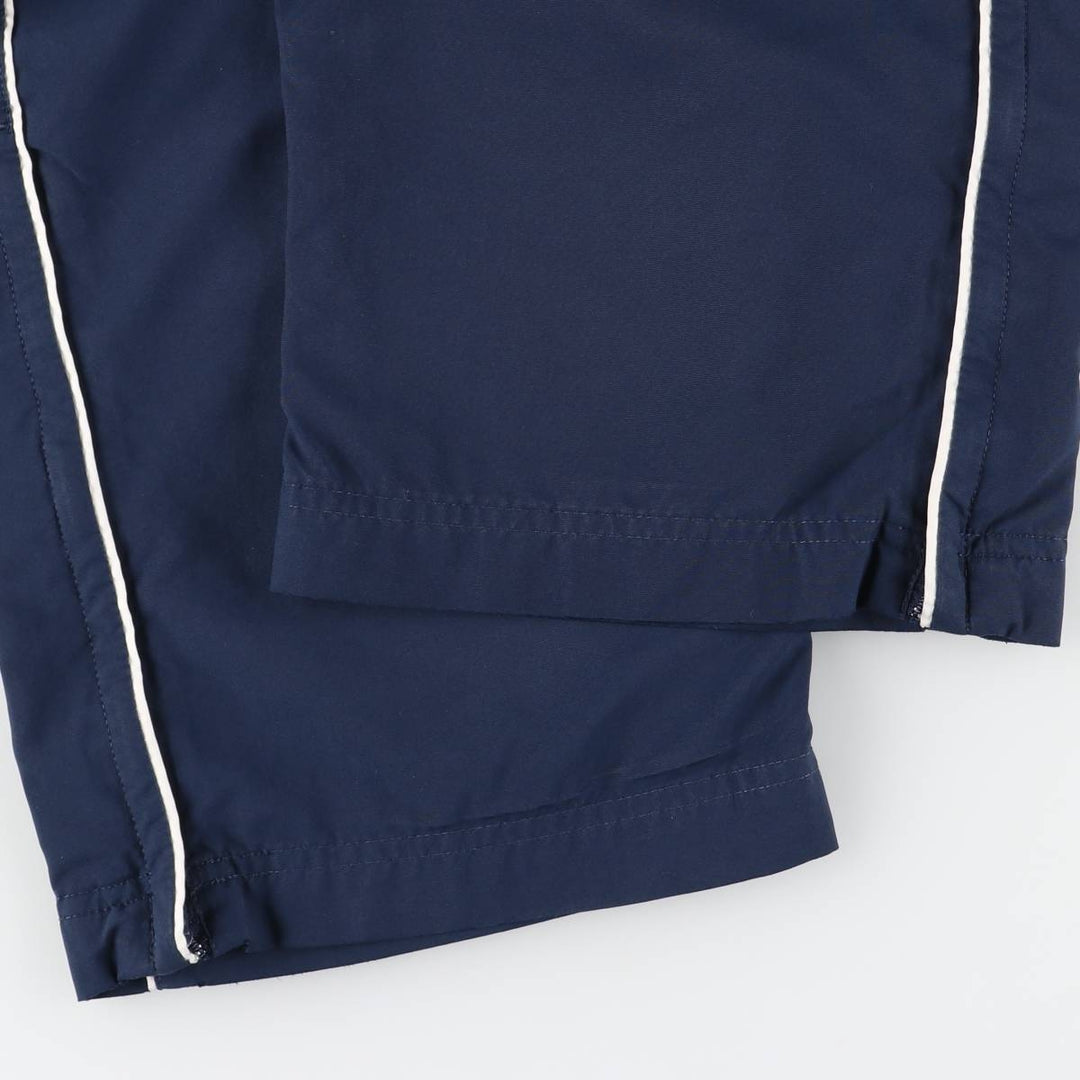 00'S Nike Warm-up Pants, Nylon Pants, Rustling Pants, Men's M Size polyester navy blue type Vintage Second Hand