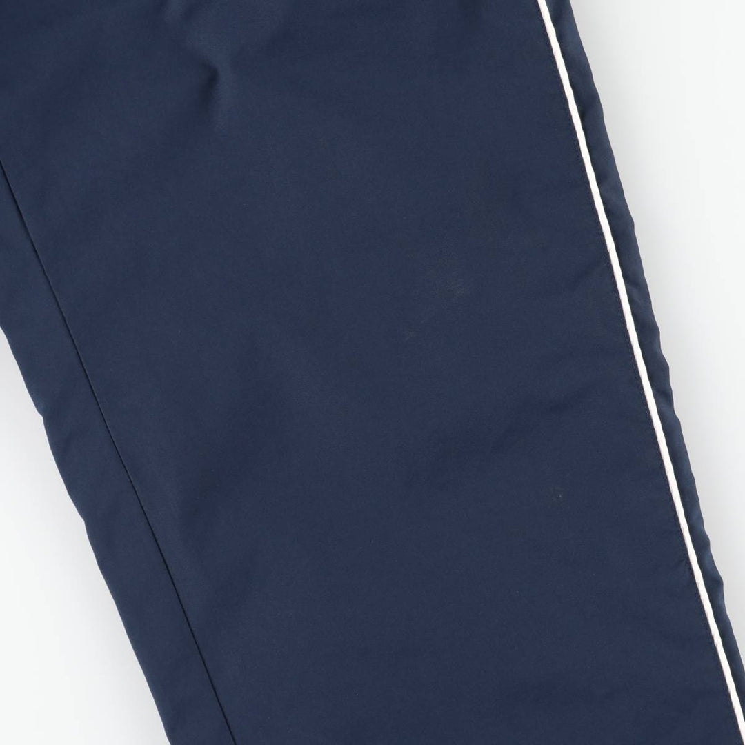 Nike warm-up pants, nylon pants, crinkle pants, men's size XL polyester navy blue type Vintage Second Hand