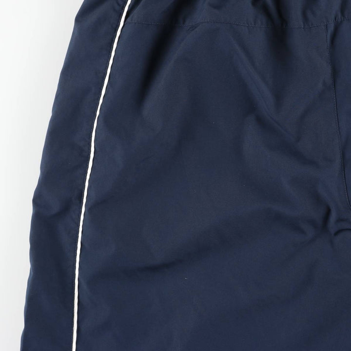 Nike warm-up pants, nylon pants, crinkle pants, men's size XL polyester navy blue type Vintage Second Hand