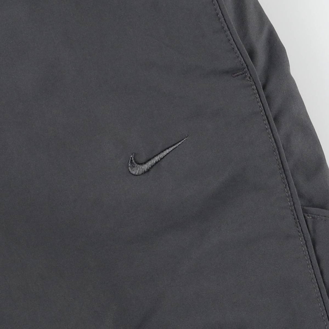 00'S Nike Warm-up Pants, Nylon Pants, Rustling Pants, Men's Size L polyester Charcoal Vintage Second Hand