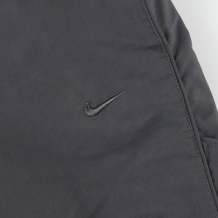 00'S Nike Warm-up Pants, Nylon Pants, Rustling Pants, Men's Size L polyester Charcoal Vintage Second Hand