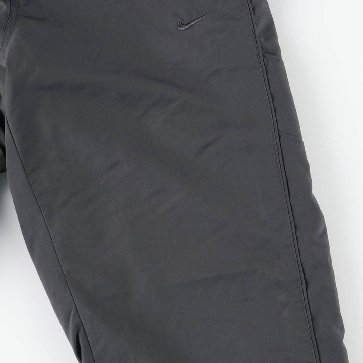 00'S Nike Warm-up Pants, Nylon Pants, Rustling Pants, Men's Size L polyester Charcoal Vintage Second Hand