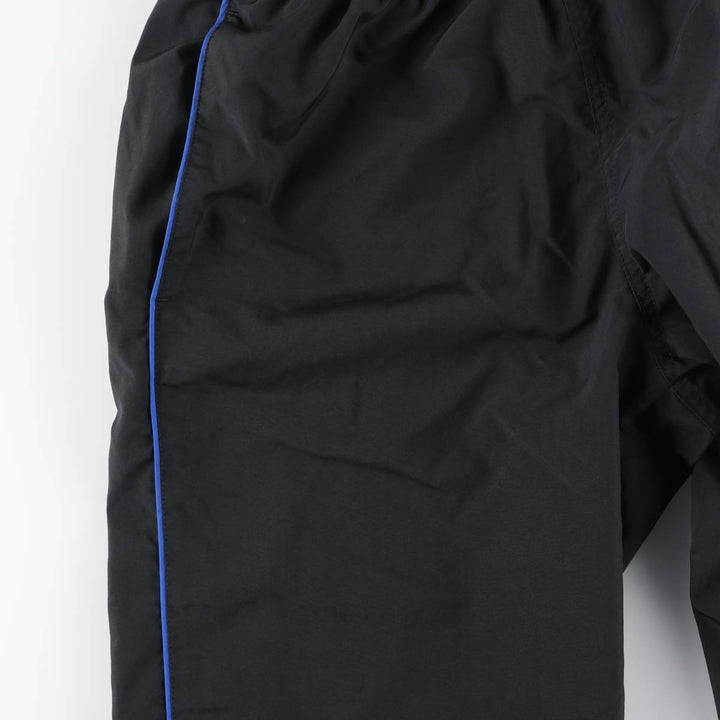 00'S Nike Warm-up Pants, Nylon Pants, Rustling Pants, Men's Size L polyester black type Vintage Second Hand