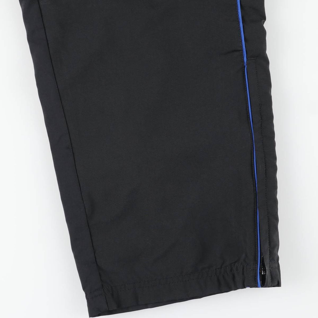 00'S Nike Warm-up Pants, Nylon Pants, Rustling Pants, Men's Size L polyester black type Vintage Second Hand