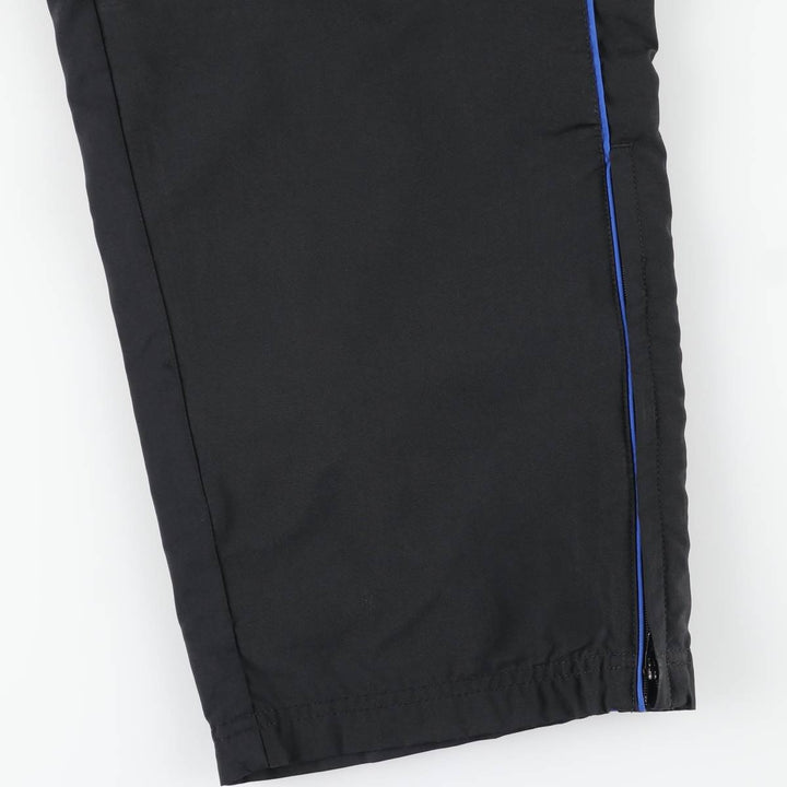 00'S Nike Warm-up Pants, Nylon Pants, Rustling Pants, Men's Size L polyester black type Vintage Second Hand