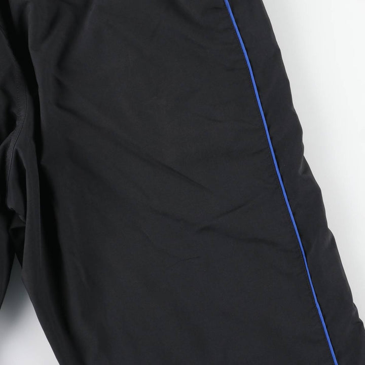 00'S Nike Warm-up Pants, Nylon Pants, Rustling Pants, Men's Size L polyester black type Vintage Second Hand