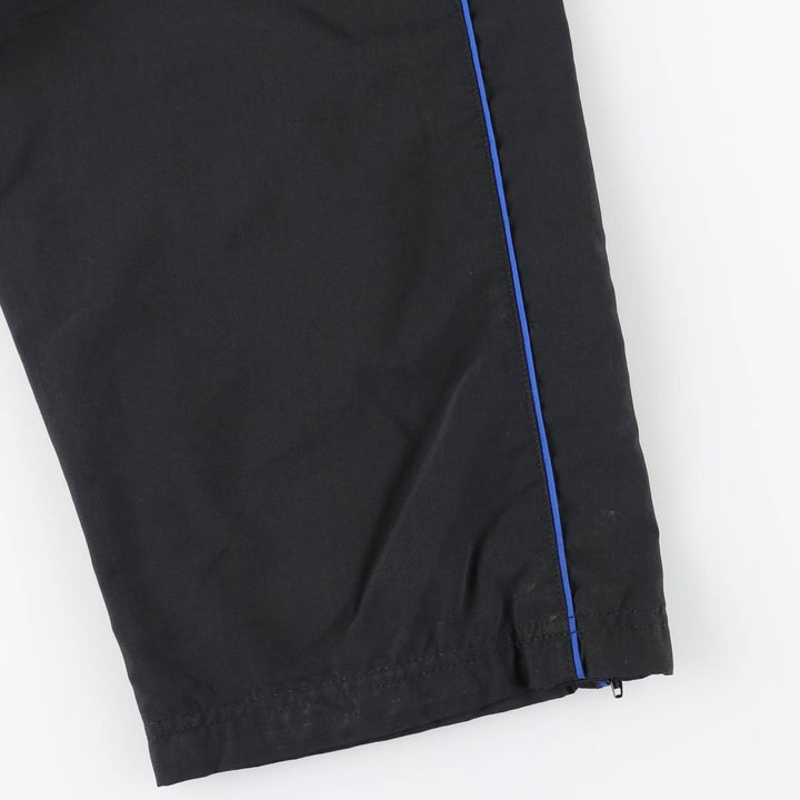 00'S Nike Warm-up Pants, Nylon Pants, Rustling Pants, Men's Size L polyester black type Vintage Second Hand
