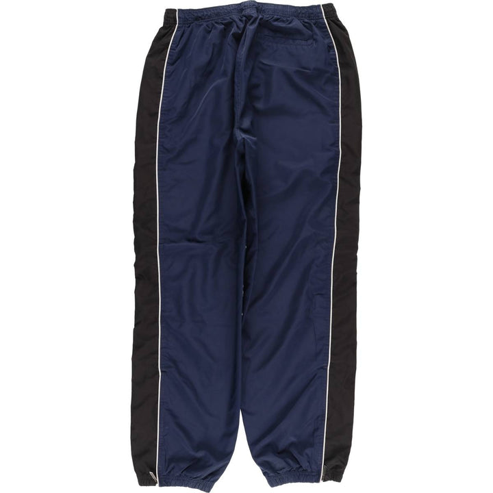 Reebok Warm-Up Pants, Nylon, Shaka Shaka Pants, Men's Size L polyester navy blue type Vintage Second Hand