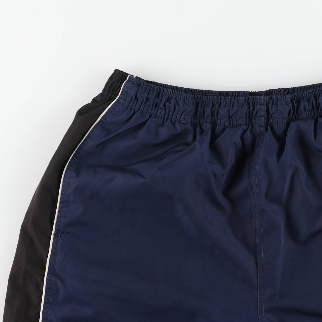 Reebok Warm-Up Pants, Nylon, Shaka Shaka Pants, Men's Size L polyester navy blue type Vintage Second Hand