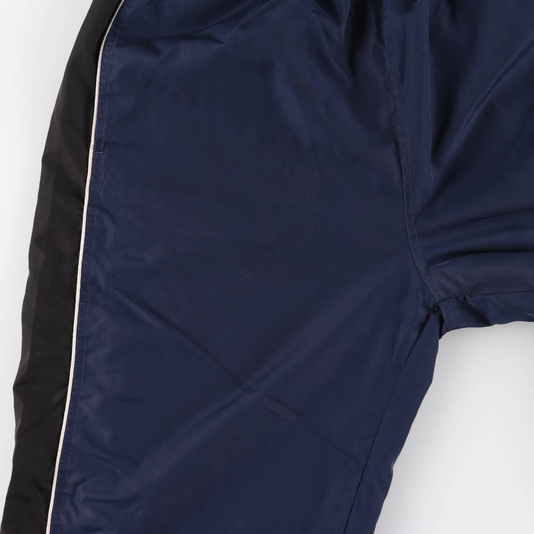 Reebok Warm-Up Pants, Nylon, Shaka Shaka Pants, Men's Size L polyester navy blue type Vintage Second Hand