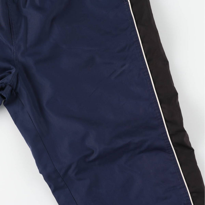 Reebok Warm-Up Pants, Nylon, Shaka Shaka Pants, Men's Size L polyester navy blue type Vintage Second Hand
