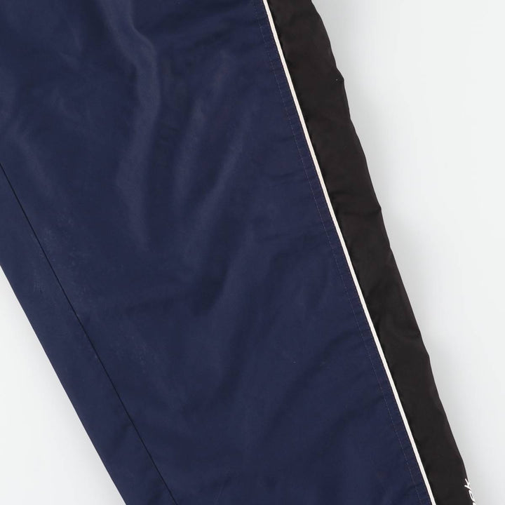 Reebok Warm-Up Pants, Nylon, Shaka Shaka Pants, Men's Size L polyester navy blue type Vintage Second Hand