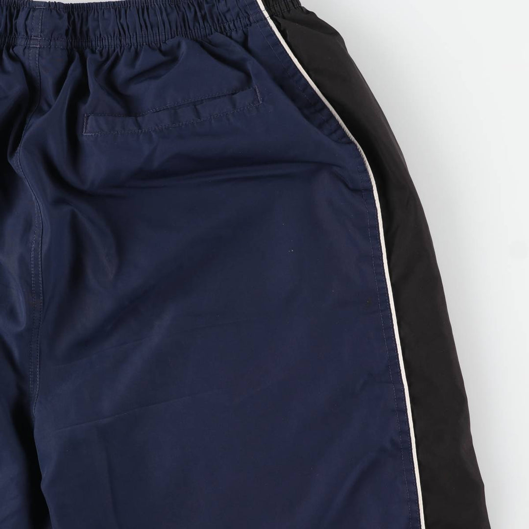 Reebok Warm-Up Pants, Nylon, Shaka Shaka Pants, Men's Size L polyester navy blue type Vintage Second Hand