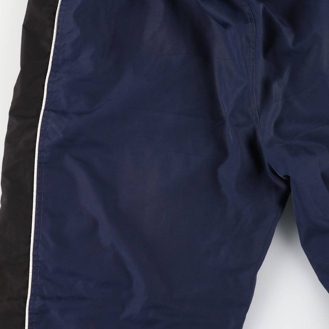 Reebok Warm-Up Pants, Nylon, Shaka Shaka Pants, Men's Size L polyester navy blue type Vintage Second Hand
