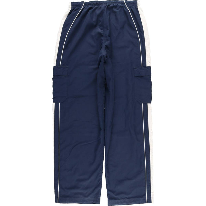 00'S Nike Warm-up Pants, Nylon Pants, Rustling Pants, Men's Size L polyester navy blue type Vintage Second Hand
