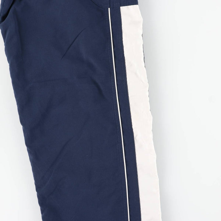 00'S Nike Warm-up Pants, Nylon Pants, Rustling Pants, Men's Size L polyester navy blue type Vintage Second Hand