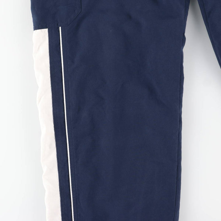 00'S Nike Warm-up Pants, Nylon Pants, Rustling Pants, Men's Size L polyester navy blue type Vintage Second Hand