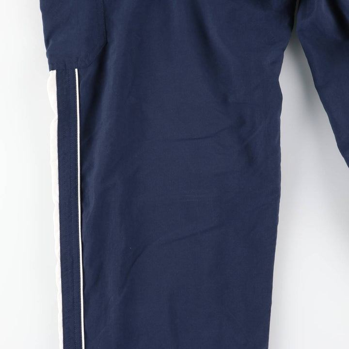 00'S Nike Warm-up Pants, Nylon Pants, Rustling Pants, Men's Size L polyester navy blue type Vintage Second Hand