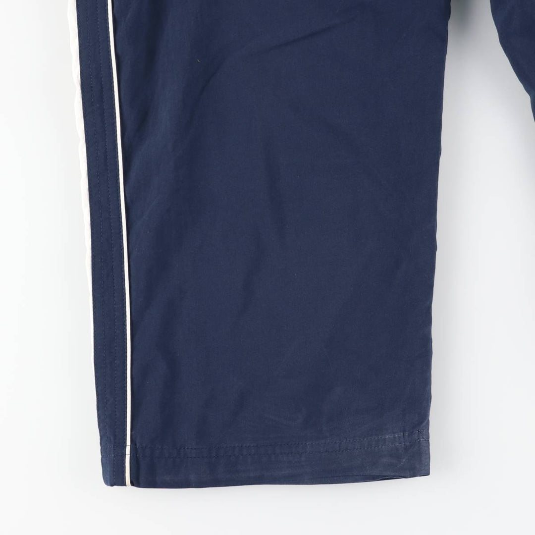 00'S Nike Warm-up Pants, Nylon Pants, Rustling Pants, Men's Size L polyester navy blue type Vintage Second Hand
