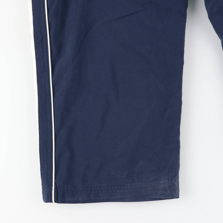 00'S Nike Warm-up Pants, Nylon Pants, Rustling Pants, Men's Size L polyester navy blue type Vintage Second Hand