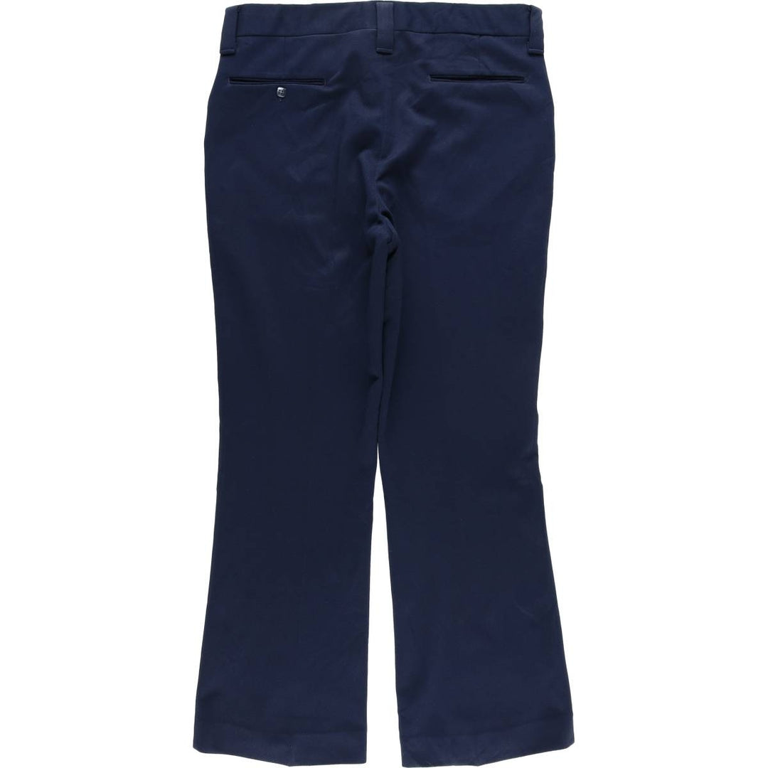 Vintage 1970'S Farah flare pants, made in the USA, men's size 34. unclear navy blue type Vintage Second Hand