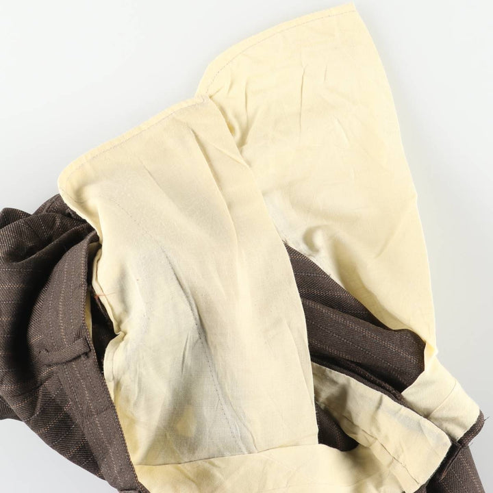 Vintage 70s-80'S his Stripe Pattern Multi-Striped Flare Pants, Men's Size W33 unclear brown type Vintage Second Hand