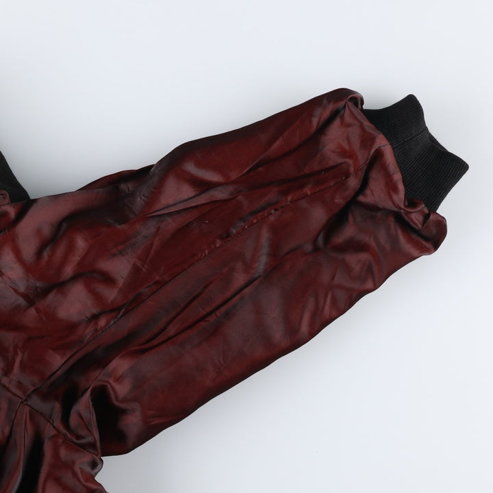 BEST Leather Blouson Men's XL unclear black type Vintage Second Hand