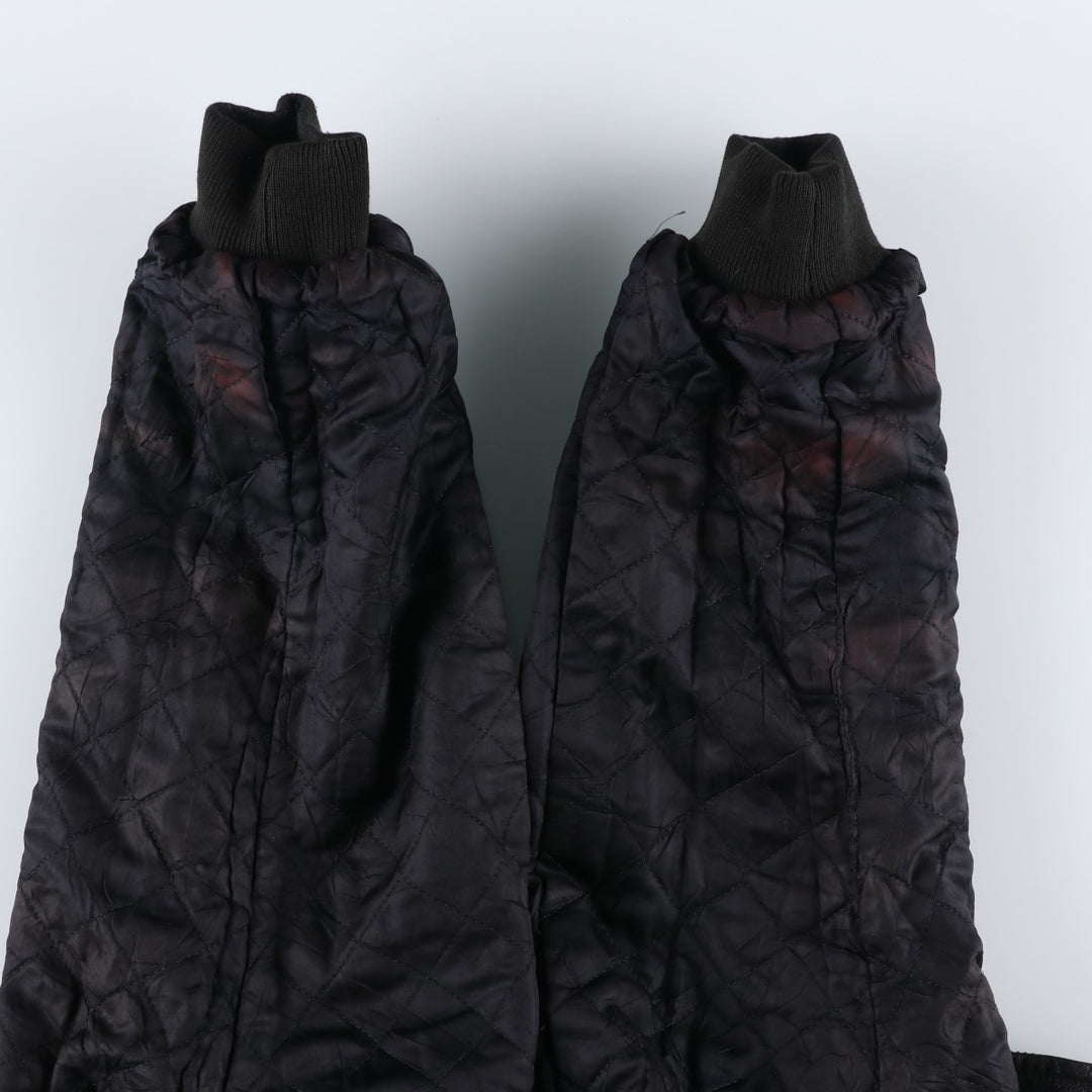 GANT Padded Swing Top Leather Blouson, Men's Size M genuine leather black type Vintage Second Hand