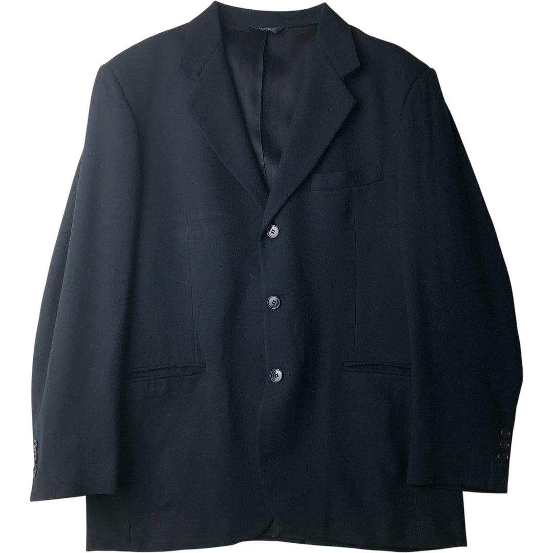 L'HOMME Tailored Jacket, Made in USA, Men's Size L unclear black type Vintage Second Hand