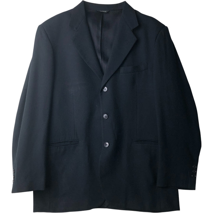L'HOMME Tailored Jacket, Made in USA, Men's Size L unclear black type Vintage Second Hand