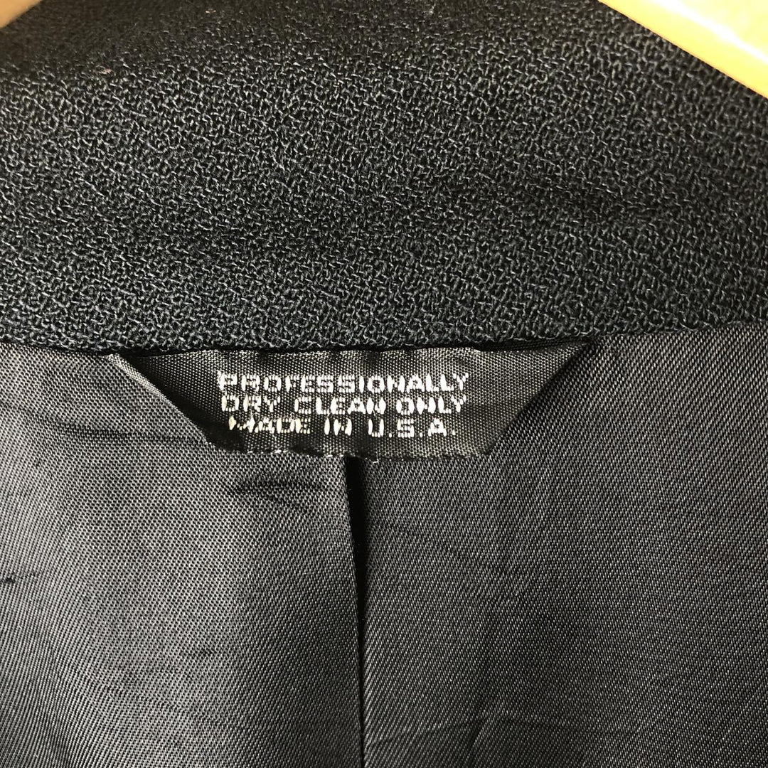 L'HOMME Tailored Jacket, Made in USA, Men's Size L unclear black type Vintage Second Hand