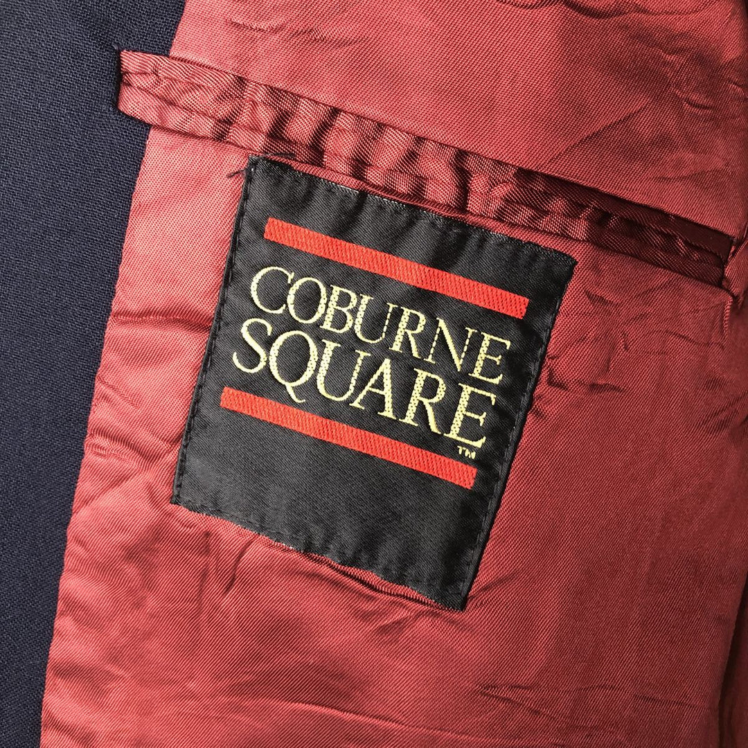 COBURNE SQUARE Tailored Jacket, Made in USA, Men's Size L unclear navy blue type Vintage Second Hand