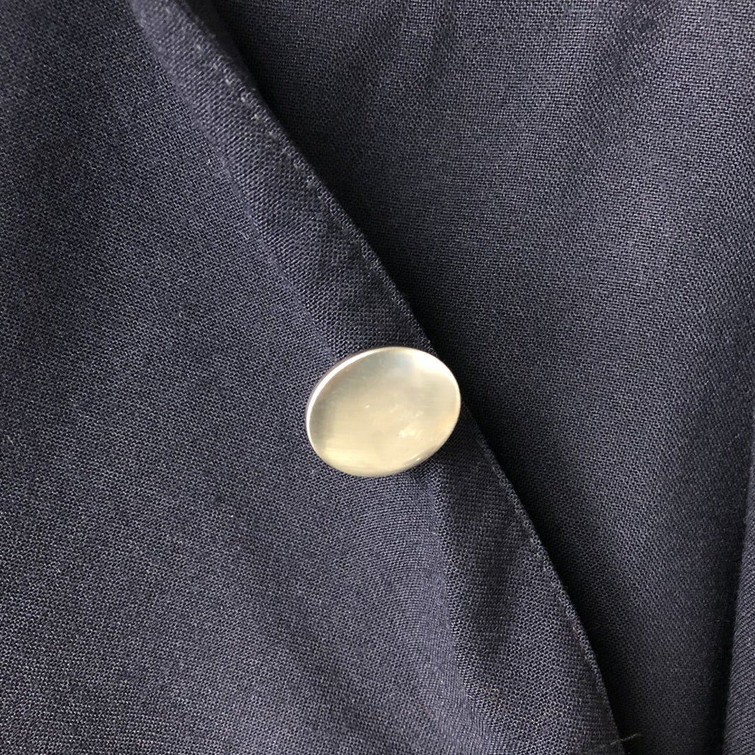 COBURNE SQUARE Tailored Jacket, Made in USA, Men's Size L unclear navy blue type Vintage Second Hand
