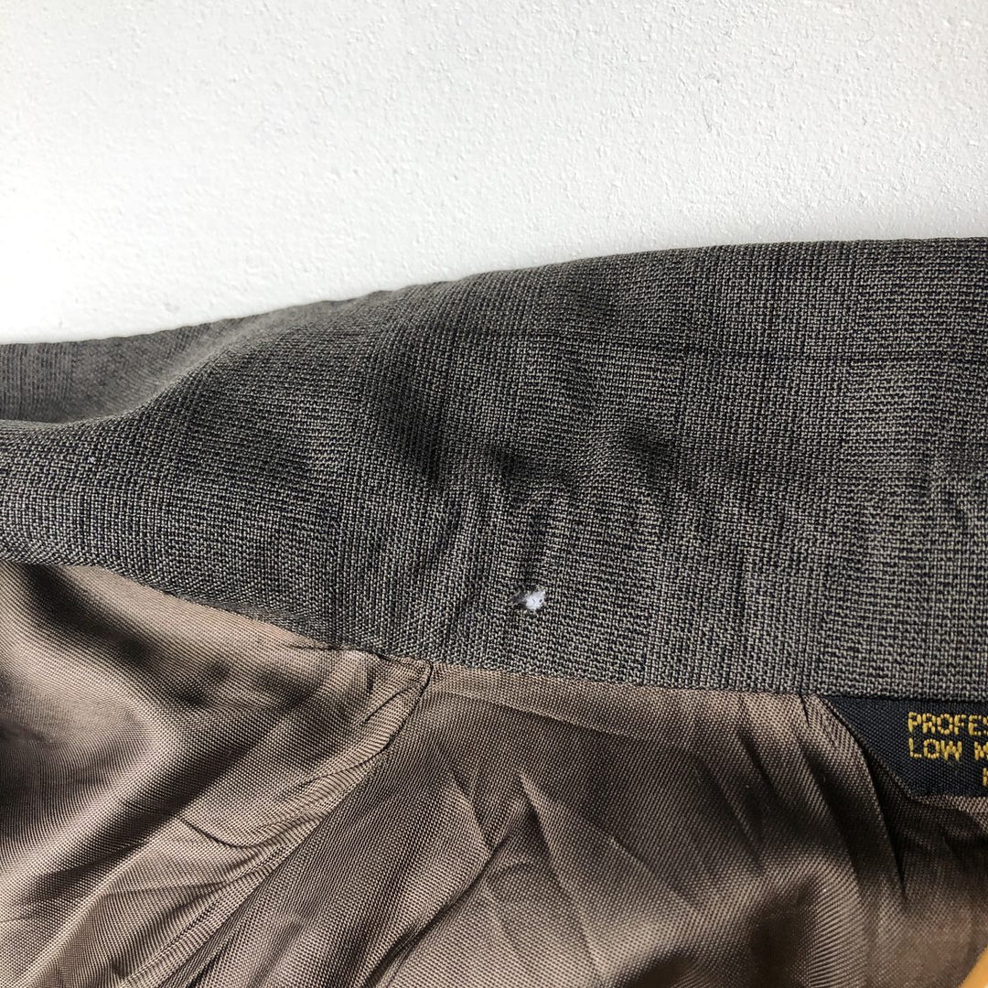 Anderson~Little STRATHMORE Check Pattern Wool Tailored Jacket, Made in USA, Men's Size M wool gray type Vintage Second Hand