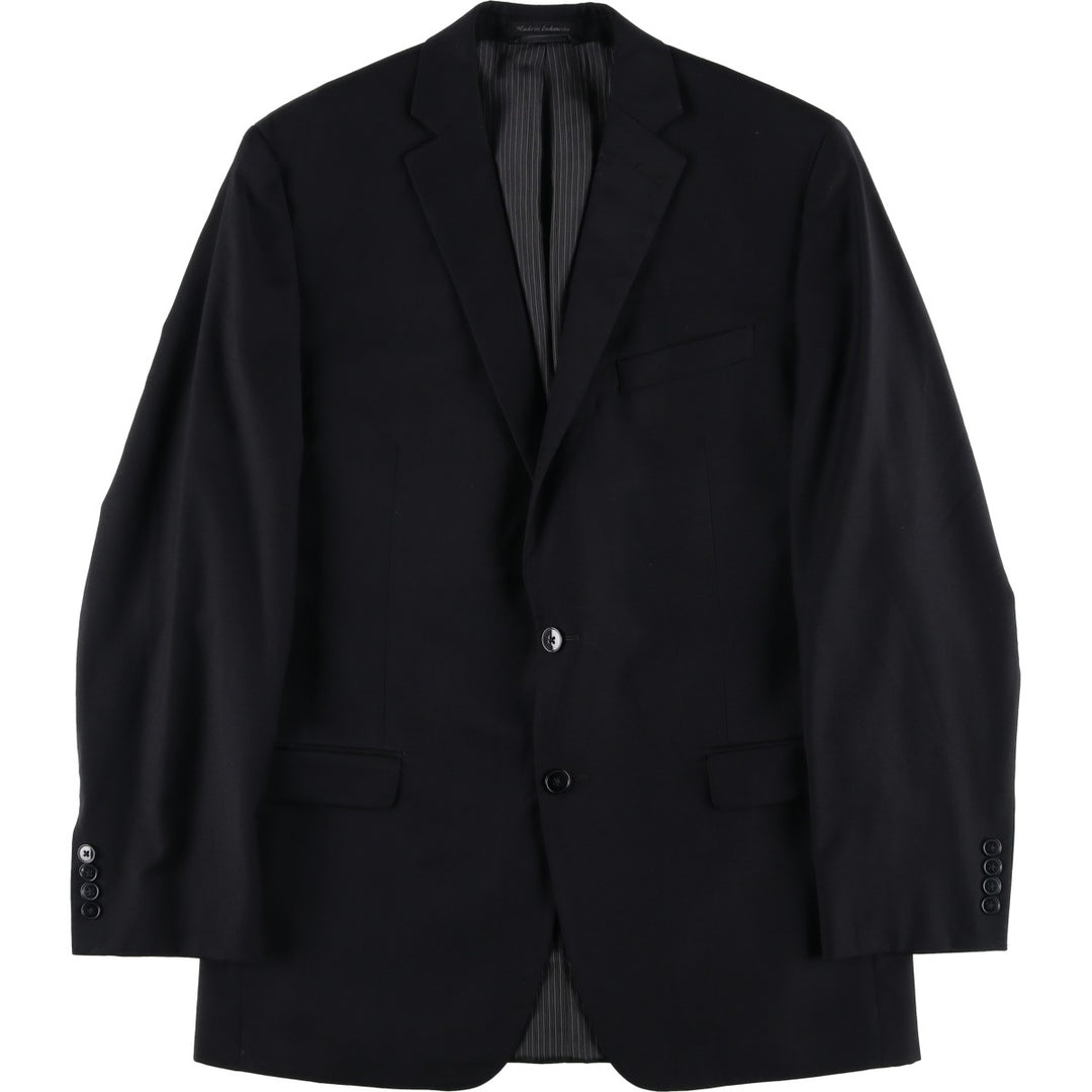 Calvin Klein slim fit wool tailored jacket, men's size M wool black type Vintage Second Hand