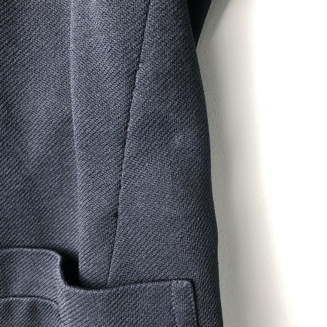 KING TAILOR HONGKONG Double-Breasted Peak Lapel Tailored Jacket, Men's Size M unclear black type Vintage Second Hand