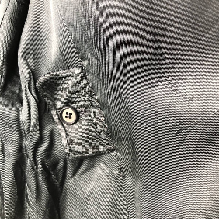 KING TAILOR HONGKONG Double-Breasted Peak Lapel Tailored Jacket, Men's Size M unclear black type Vintage Second Hand