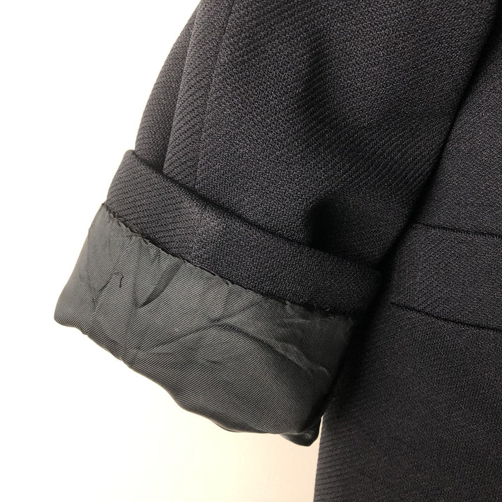 KING TAILOR HONGKONG Double-Breasted Peak Lapel Tailored Jacket, Men's Size M unclear black type Vintage Second Hand