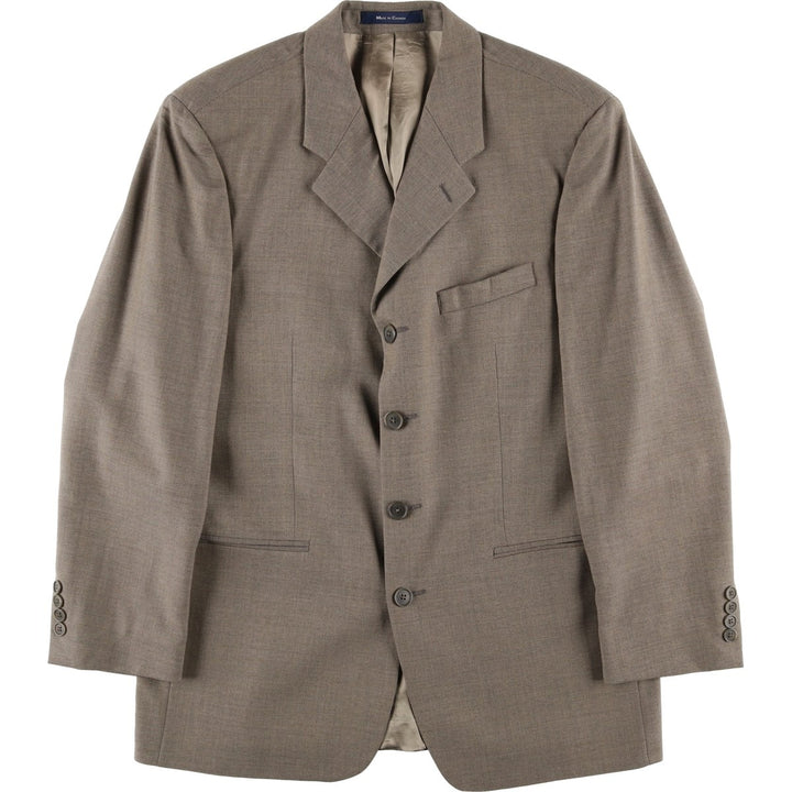 Jean-Paul Germain wool tailored jacket, made in Canada, size M wool Beige type Vintage Second Hand