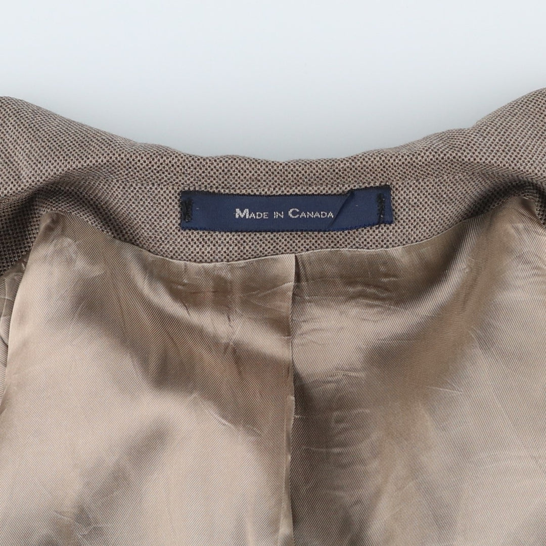 Jean-Paul Germain wool tailored jacket, made in Canada, size M wool Beige type Vintage Second Hand