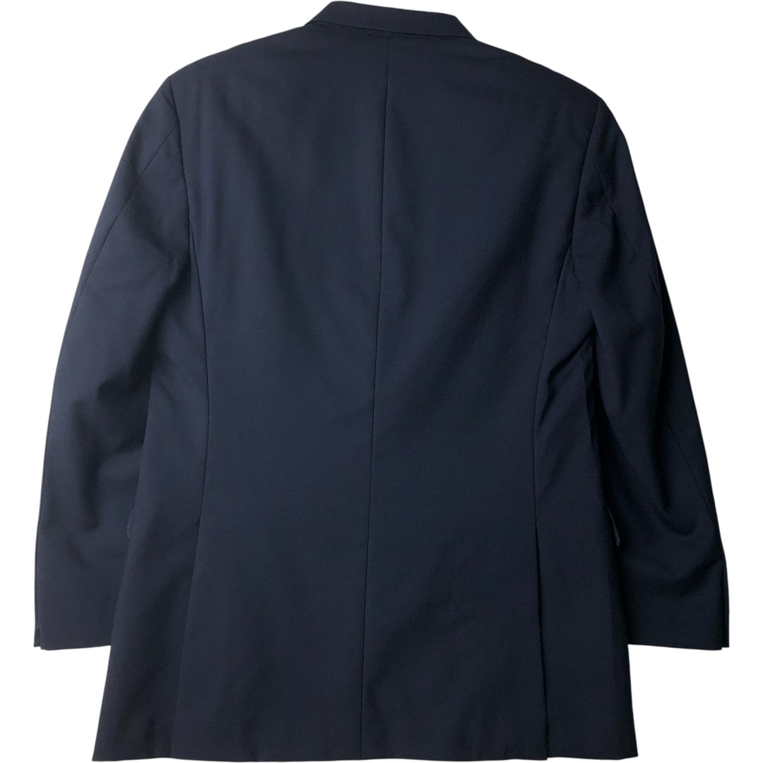 HICKEY-FREEMAN Navy Blazer, Tailored Jacket, Made in USA, Men's Size Small wool navy blue type Vintage Second Hand