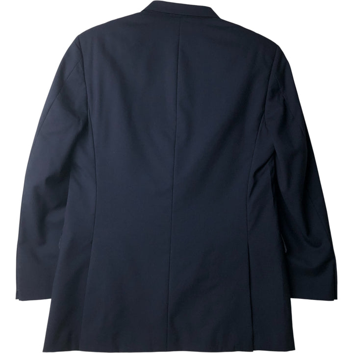 HICKEY-FREEMAN Navy Blazer, Tailored Jacket, Made in USA, Men's Size Small wool navy blue type Vintage Second Hand