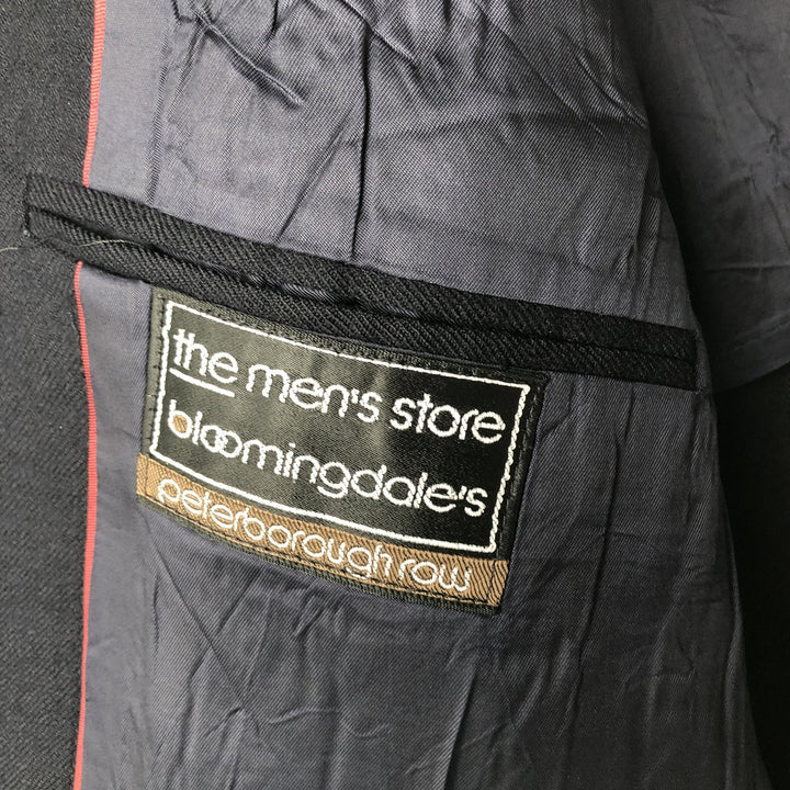 Bloomingdale's the men's store tailored jacket, size M unclear navy blue type Vintage Second Hand