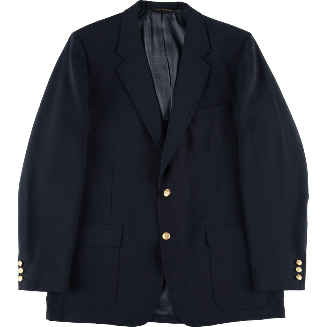 Kingsridge Navy Blazer, Tailored Jacket, Made in USA, Men's Size L unclear navy blue type Vintage Second Hand
