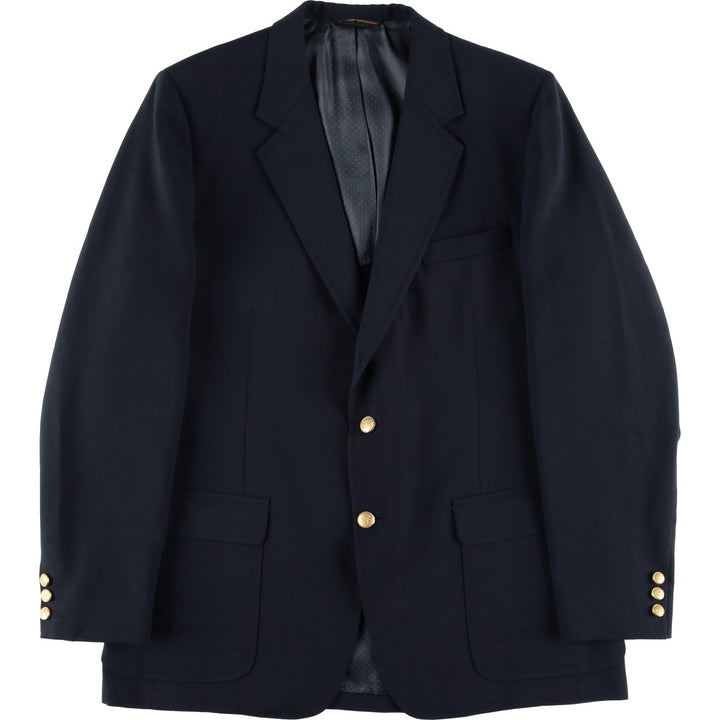 Kingsridge Navy Blazer, Tailored Jacket, Made in USA, Men's Size L unclear navy blue type Vintage Second Hand