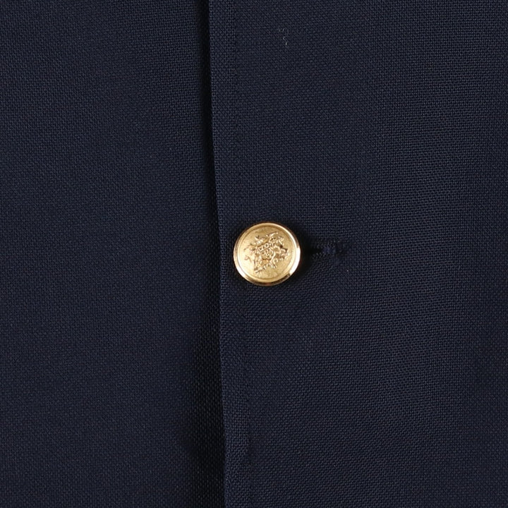 Kingsridge Navy Blazer, Tailored Jacket, Made in USA, Men's Size L unclear navy blue type Vintage Second Hand