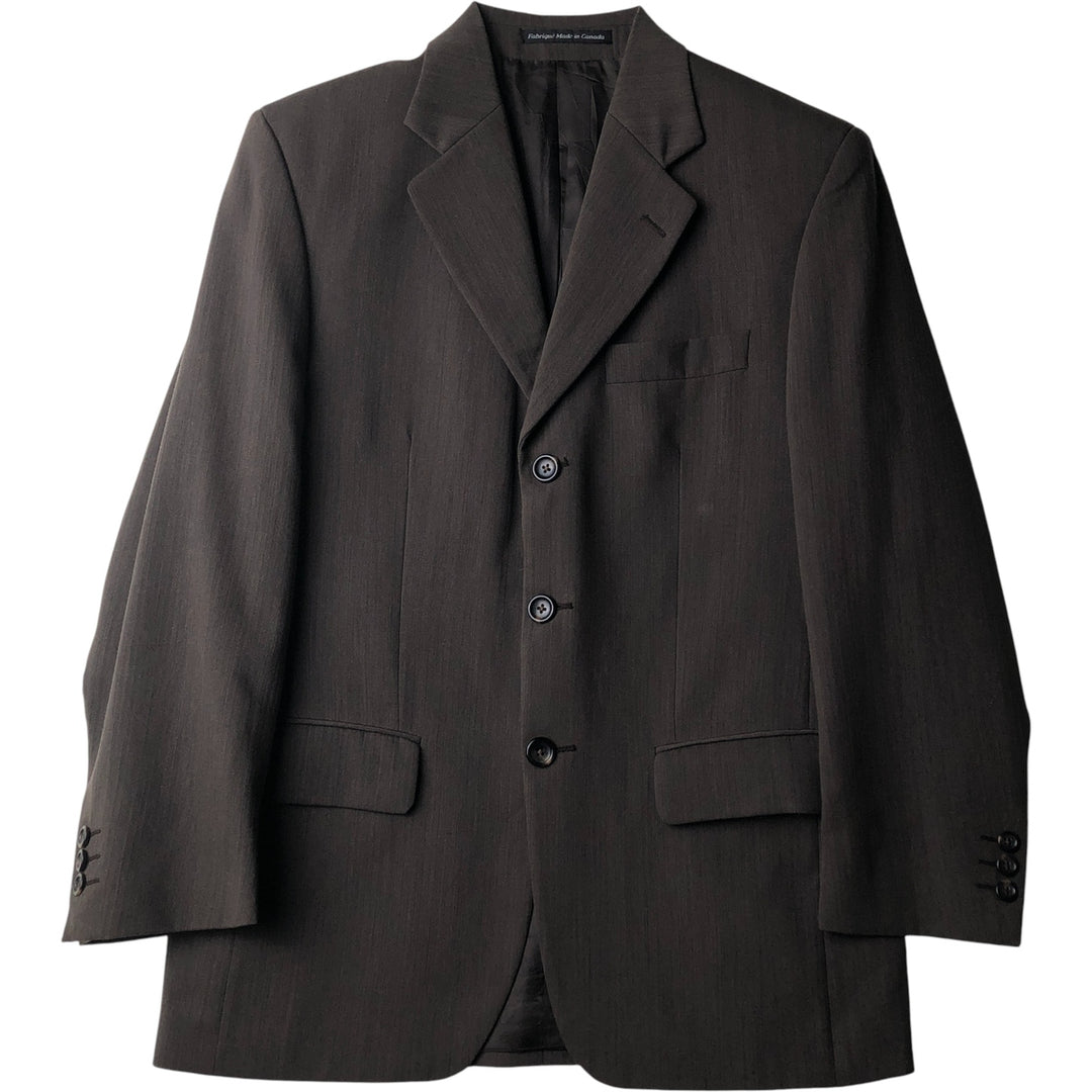 BEAVERBROOK Herringbone Wool Tailored Jacket, Men's Size M wool brown type Vintage Second Hand