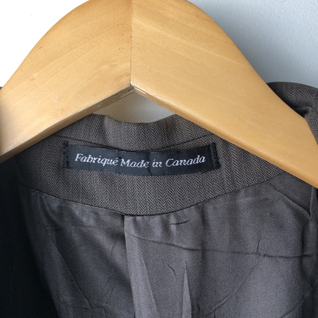 BEAVERBROOK Herringbone Wool Tailored Jacket, Men's Size M wool brown type Vintage Second Hand