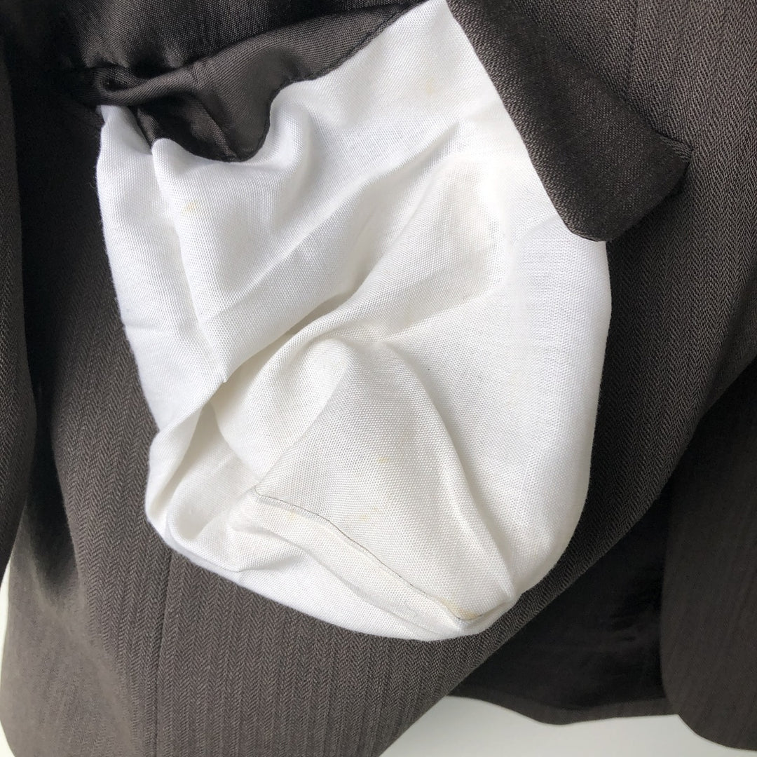 BEAVERBROOK Herringbone Wool Tailored Jacket, Men's Size M wool brown type Vintage Second Hand
