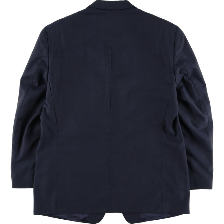 BRANDINI wool tailored jacket, made in Canada, men's size M wool navy blue type Vintage Second Hand